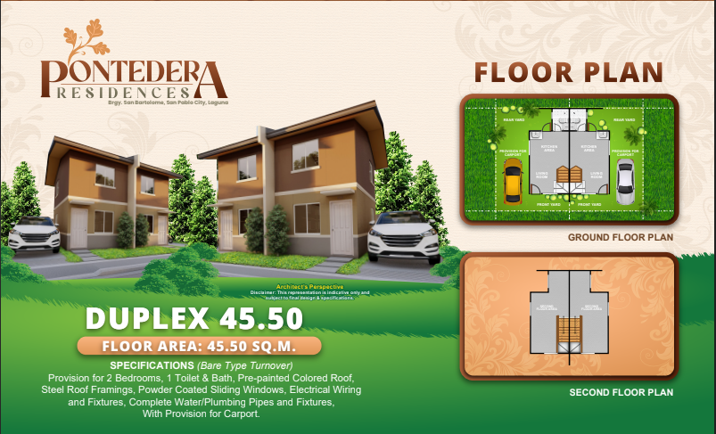 PONTEDERA RESIDENCES - DUPLEX 45.50